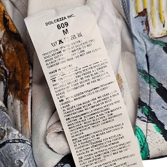 Simply Art by Dolcezza Good Enough Blazer Jacket Size M Art To Wear Stretch - Picture 8 of 8